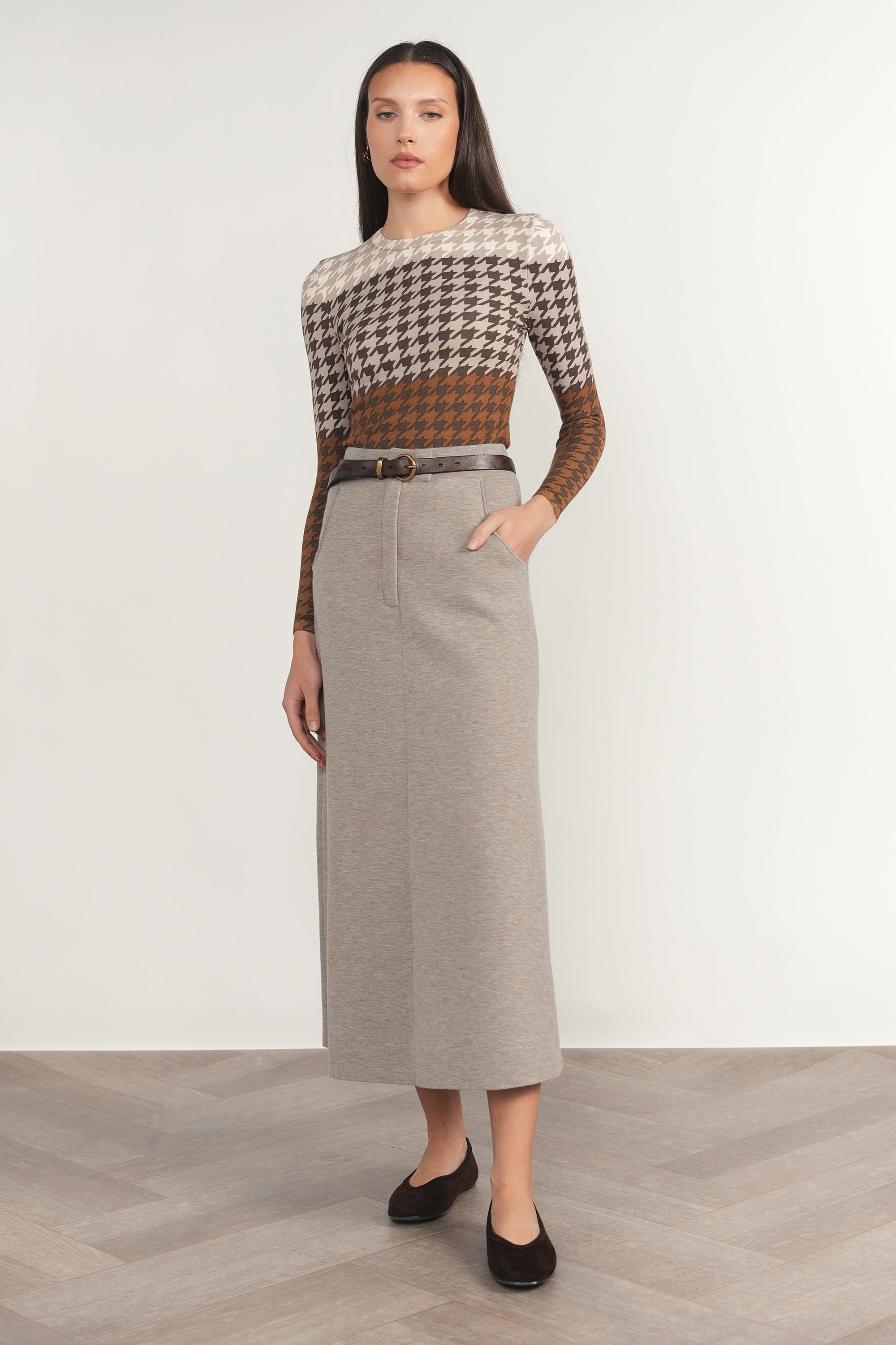 Kasai Sweater - Houndstooth