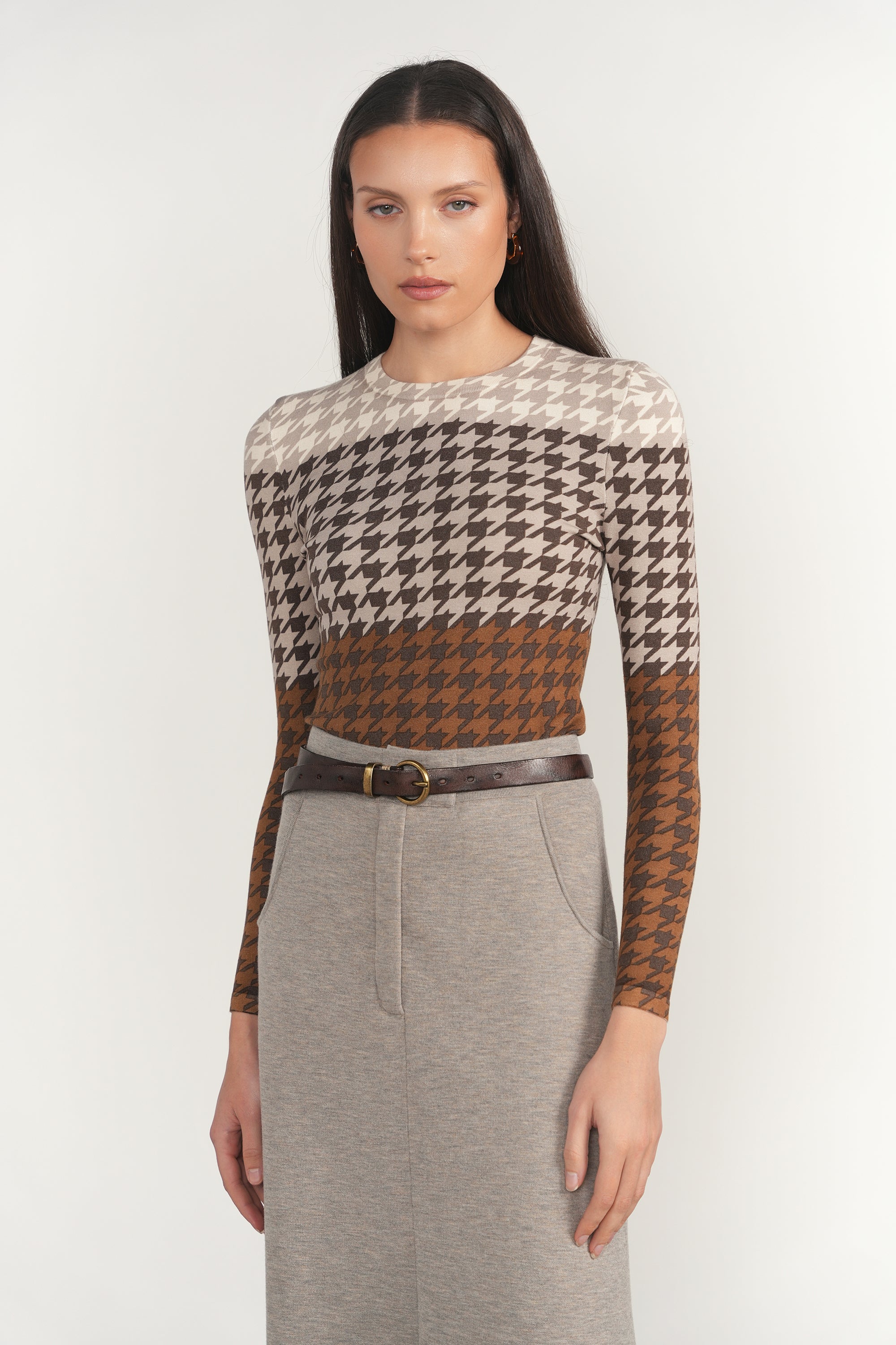 Kasai Sweater - Houndstooth
