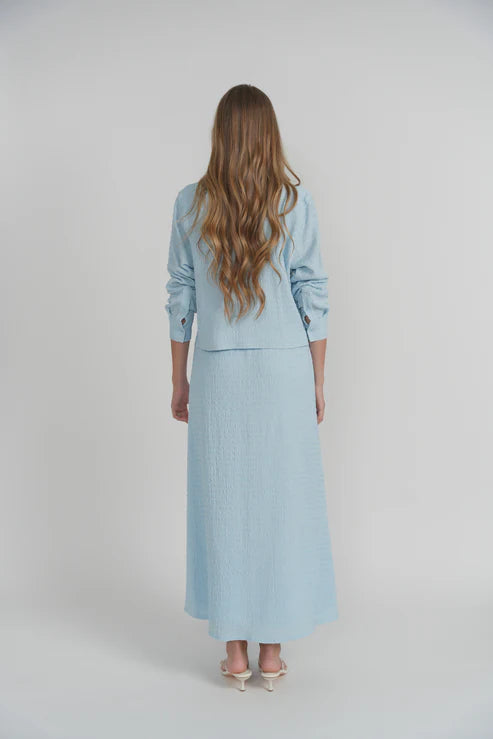 St Barth's Skirt- Sky Ripple