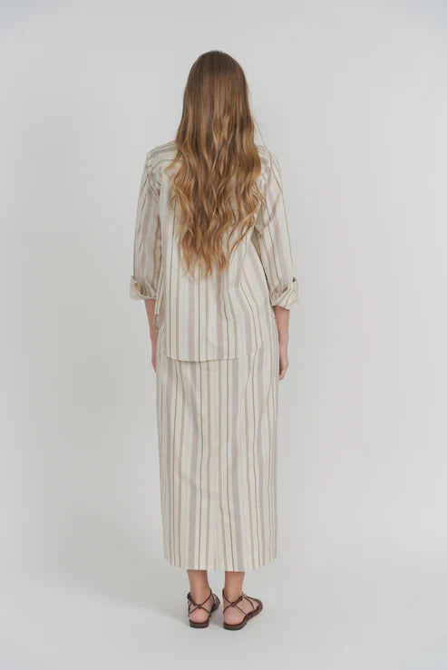 Eze Skirt- Seaside Stripe