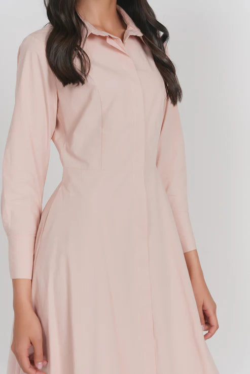Sicilia Dress- Powder Rose