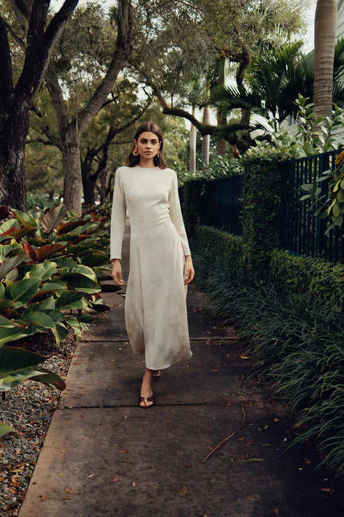 Valenicia Dress- Graphite Bloom