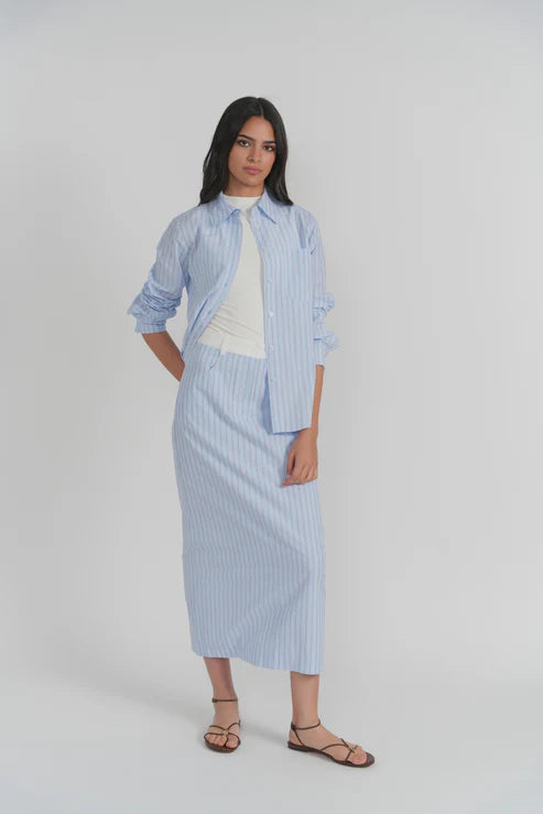 Porto Skirt- Nautical Stripe