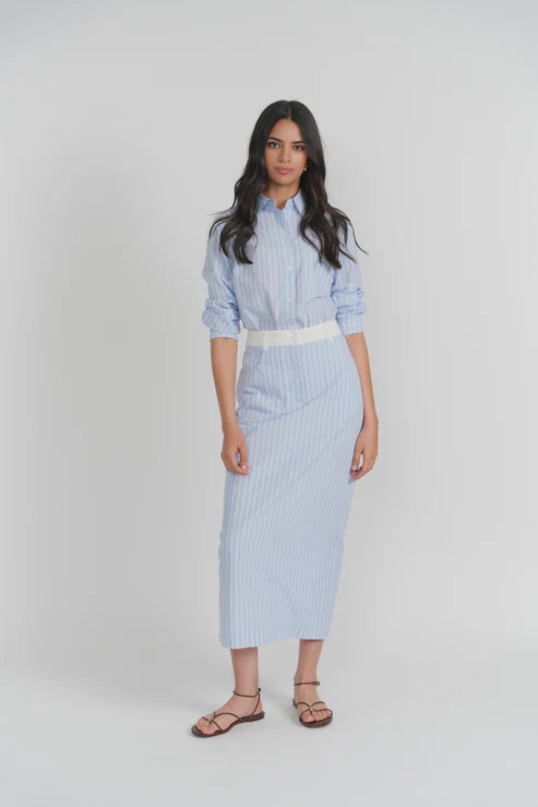 Porto Skirt- Nautical Stripe