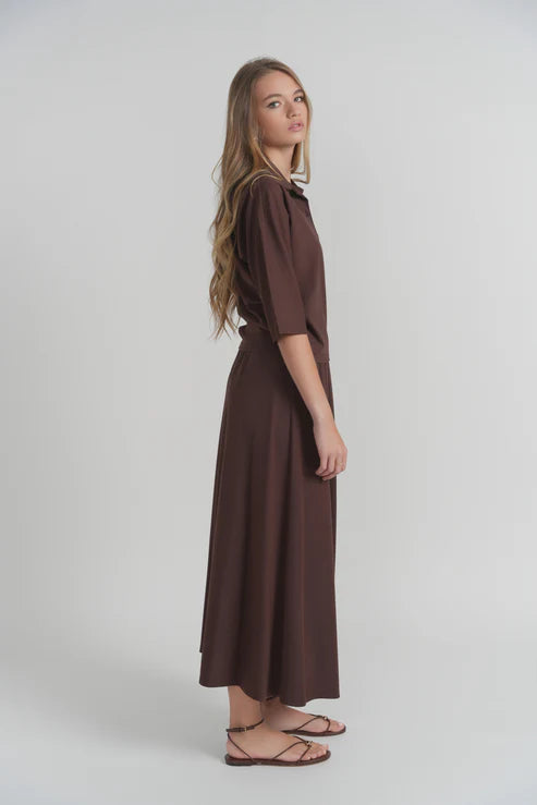 Cordova Skirt- Brown