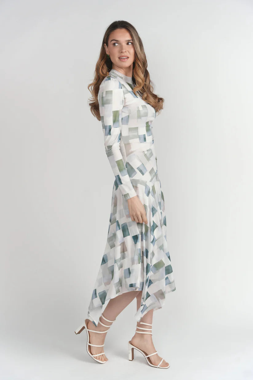 Liora Dress- Meadow Tile