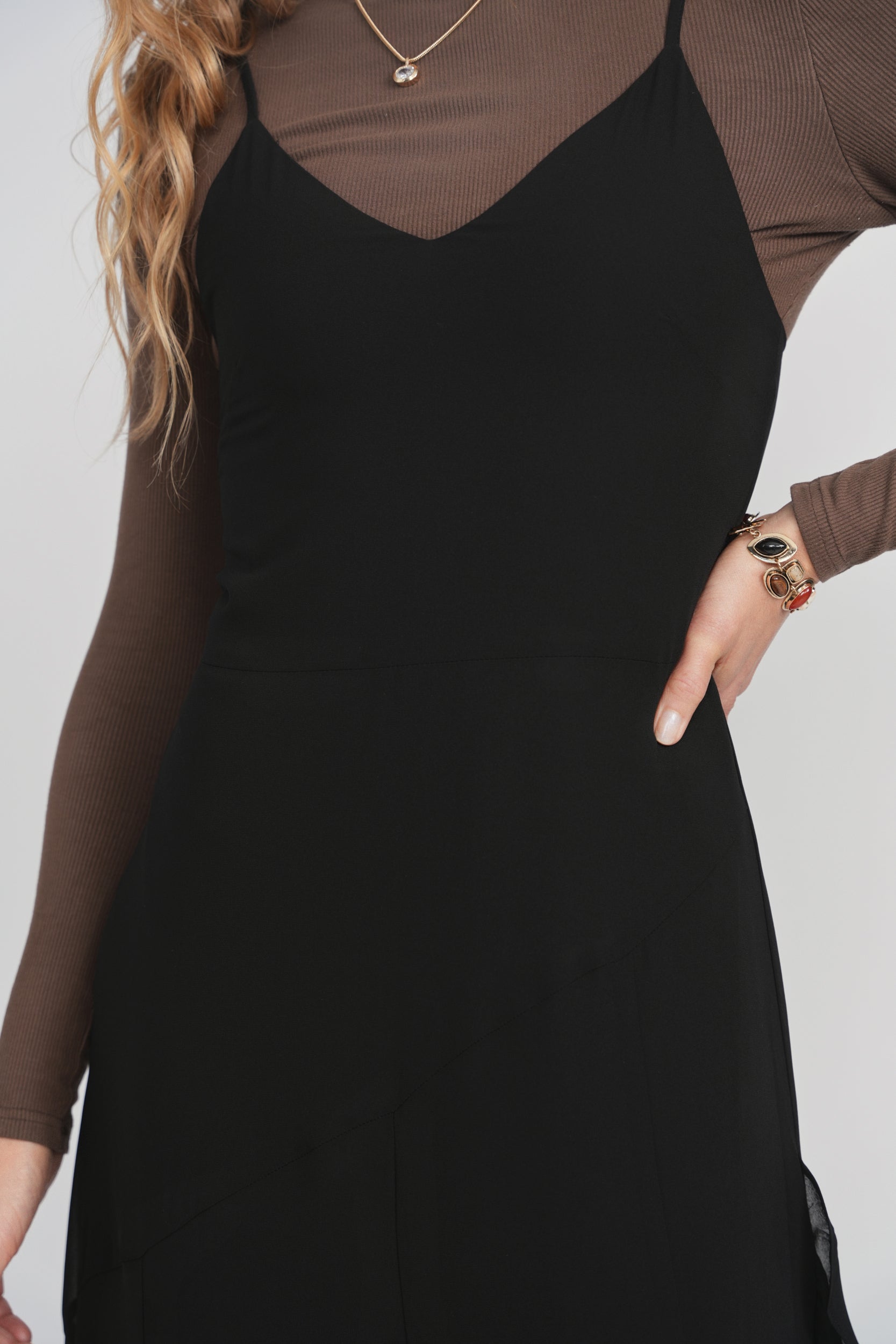 Serena Flowy Maxi - Black