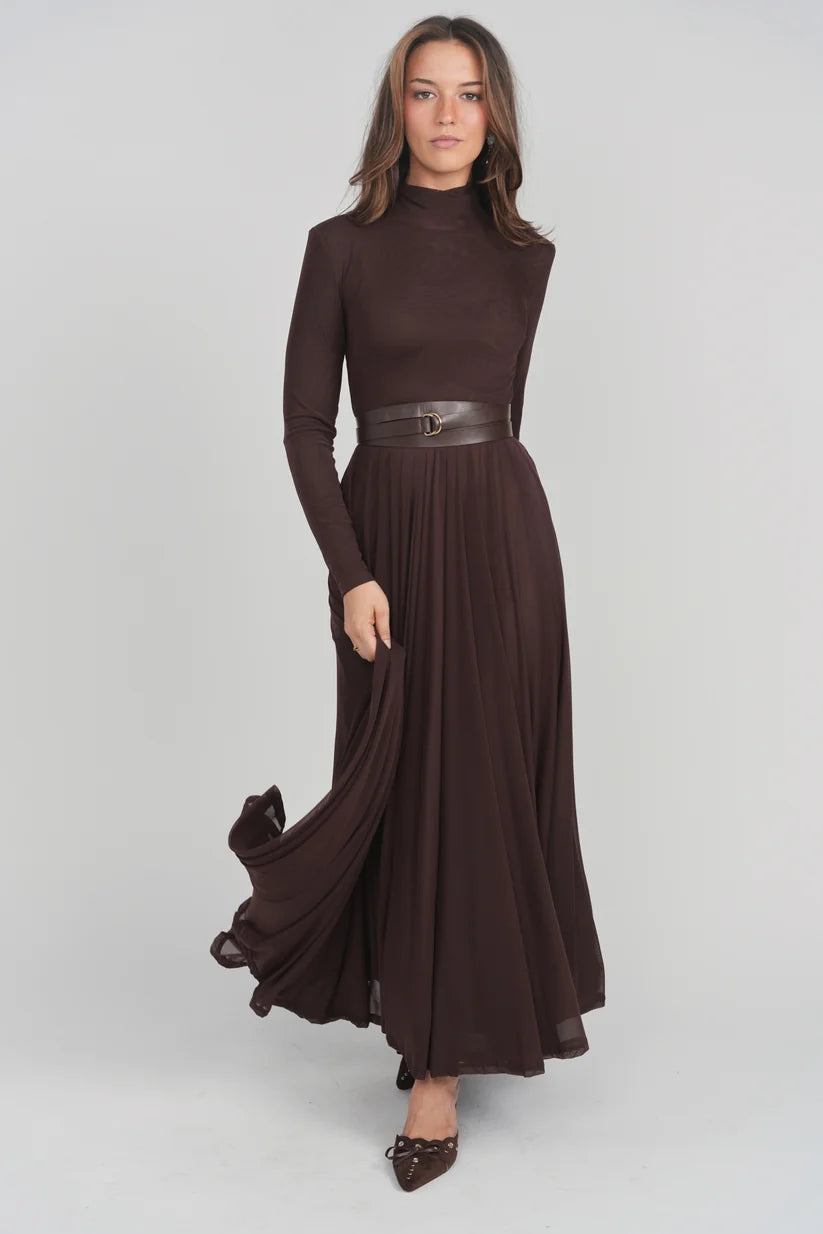 Alya Dress - Brown
