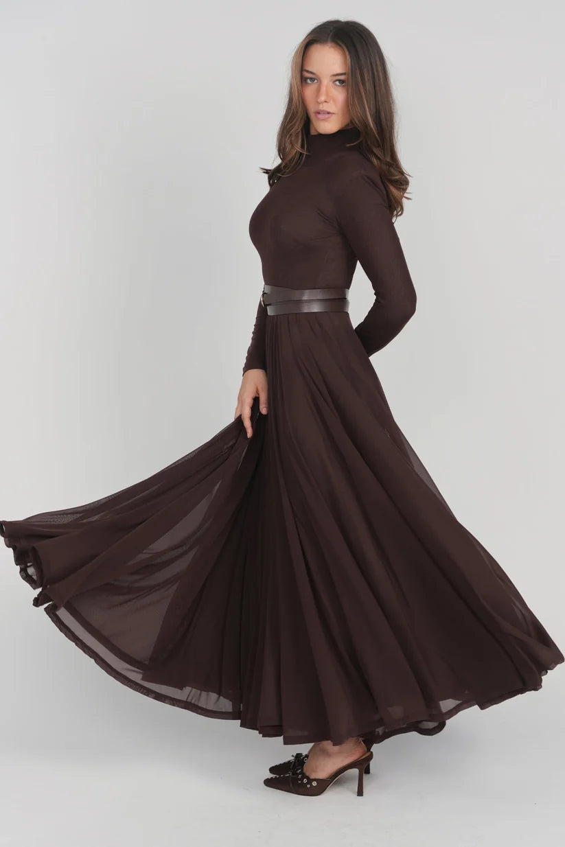 Alya Dress - Brown