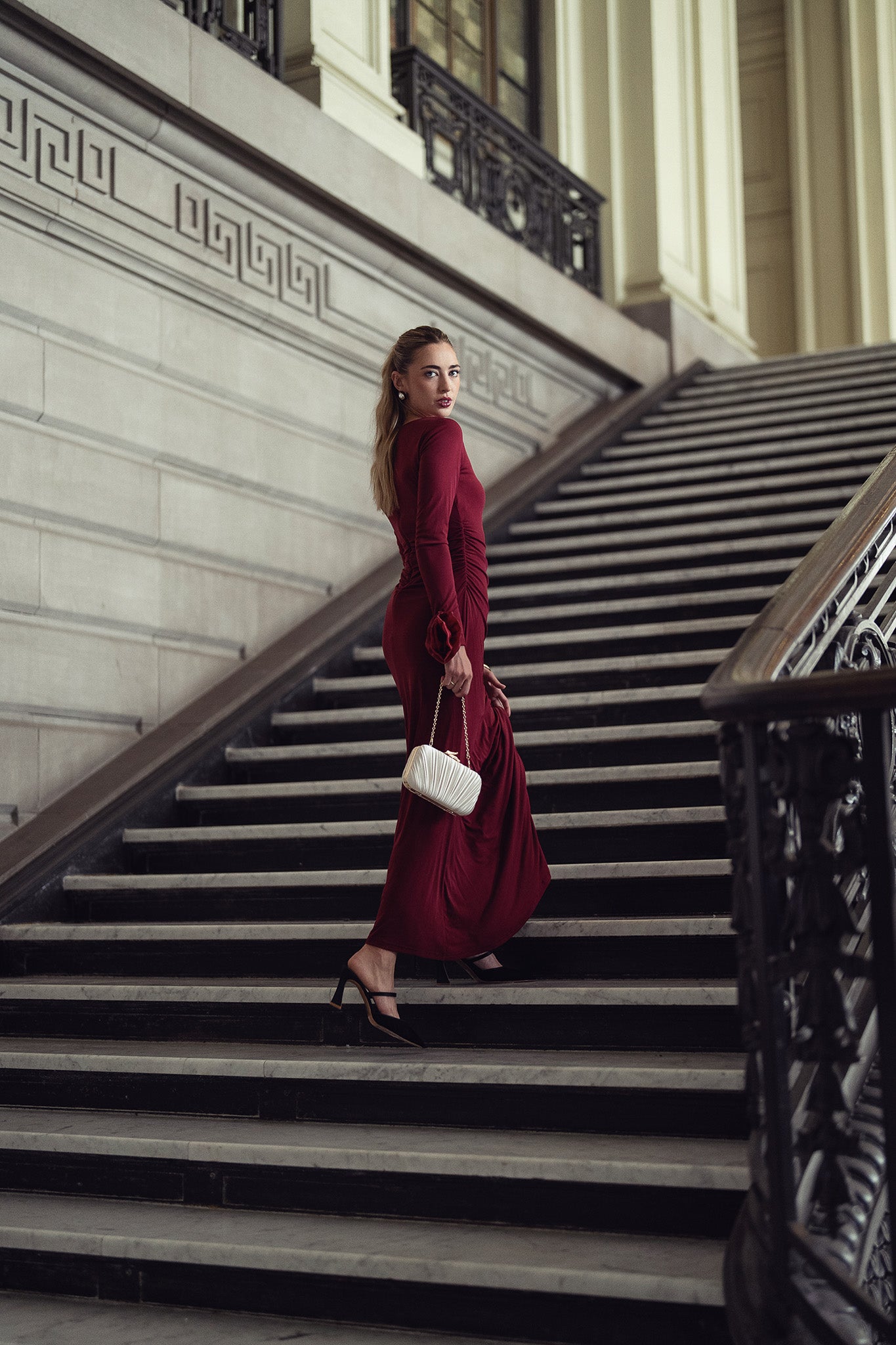 Fay Maxi- Cherry Lacquer