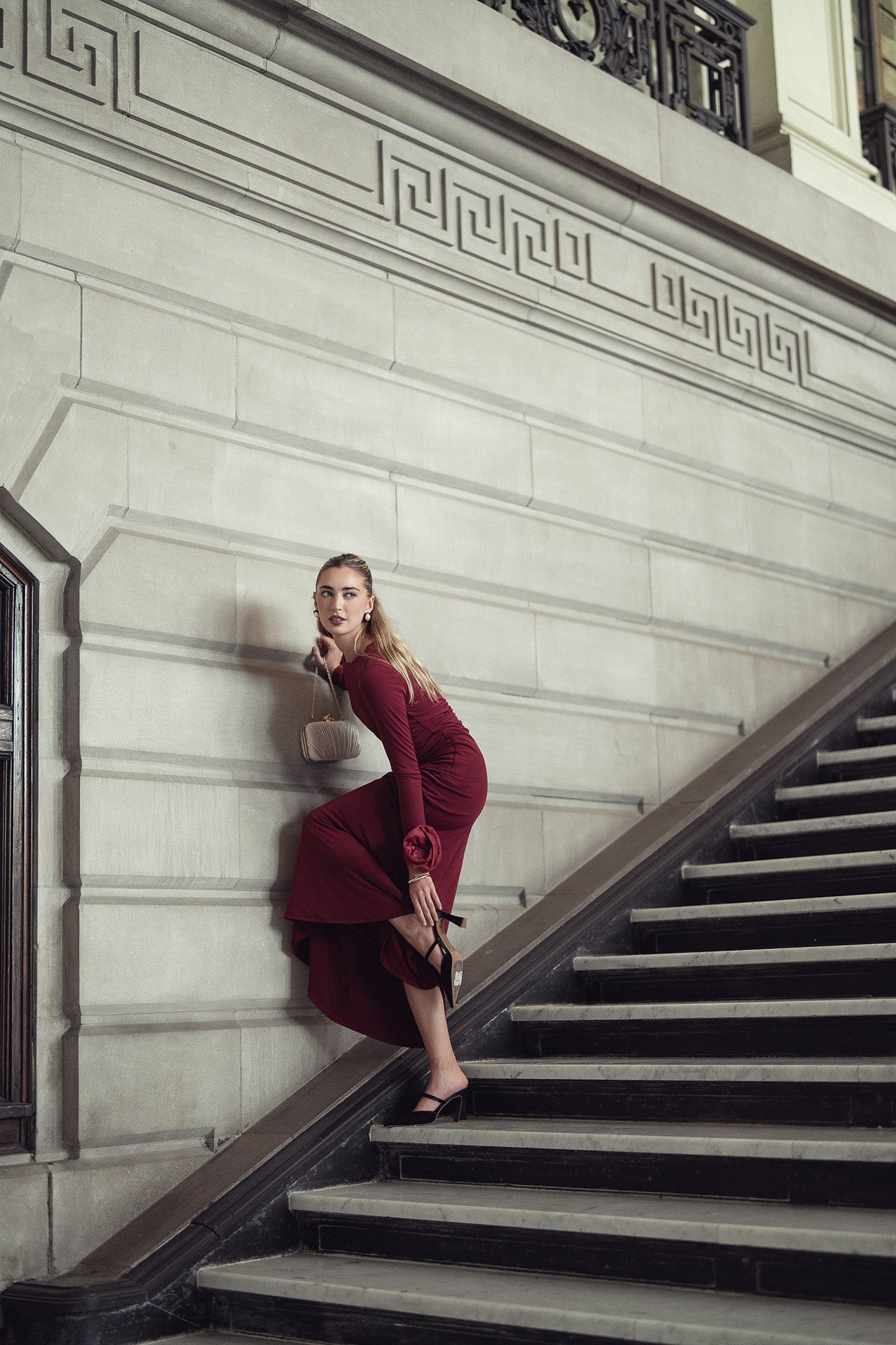 Fay Maxi- Cherry Lacquer