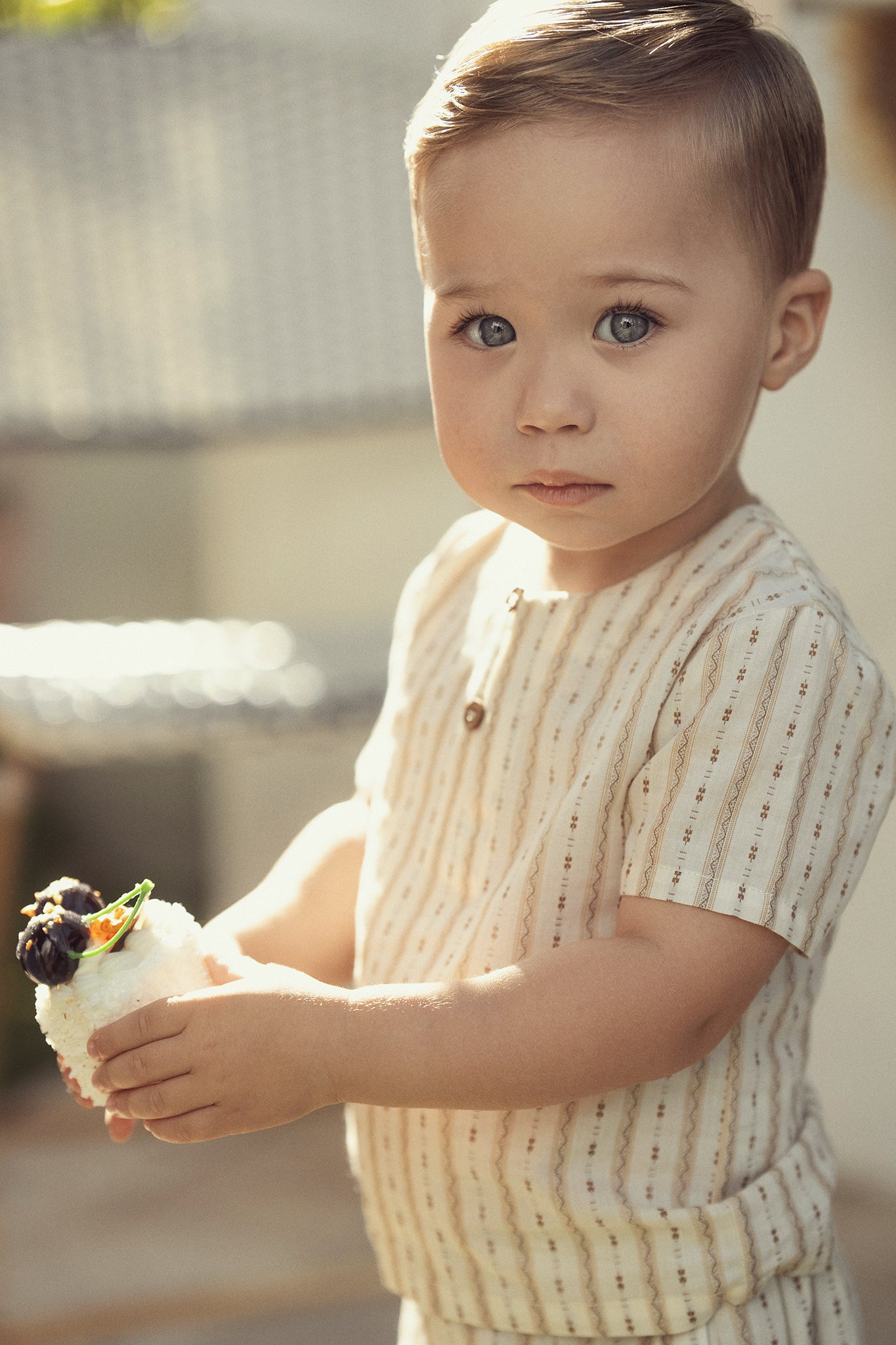 SB6CY2903EB 2pc Boys Set- Beige