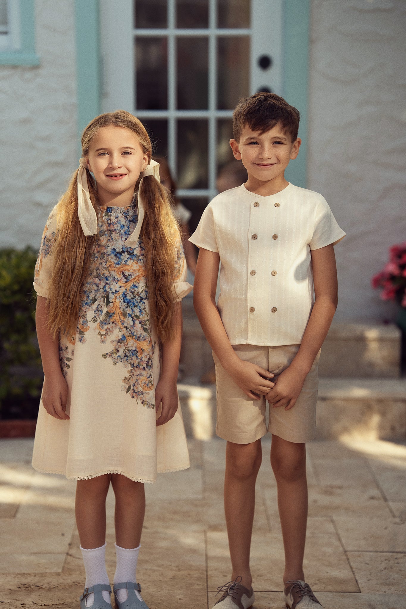 SB6CY2919 Boys Shirt- Ivory
