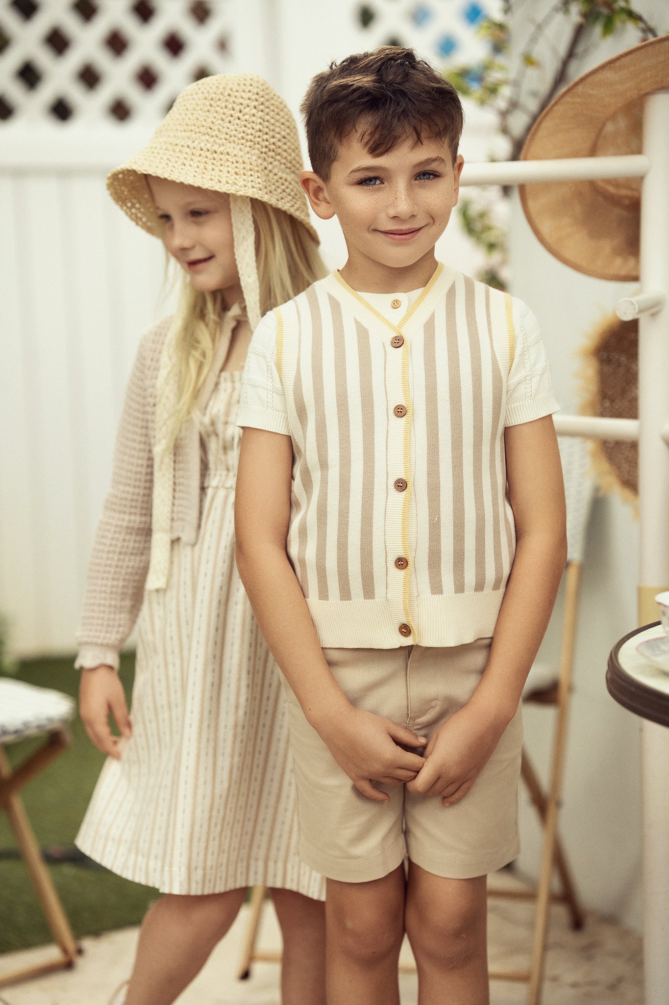 Boys Pullover- Ivory