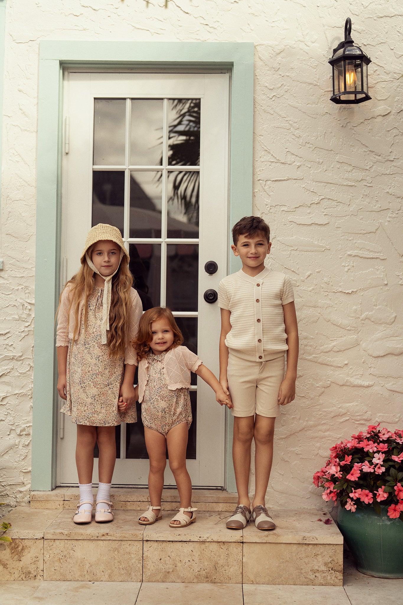 SB6CY2988D Girls Dress- Cream