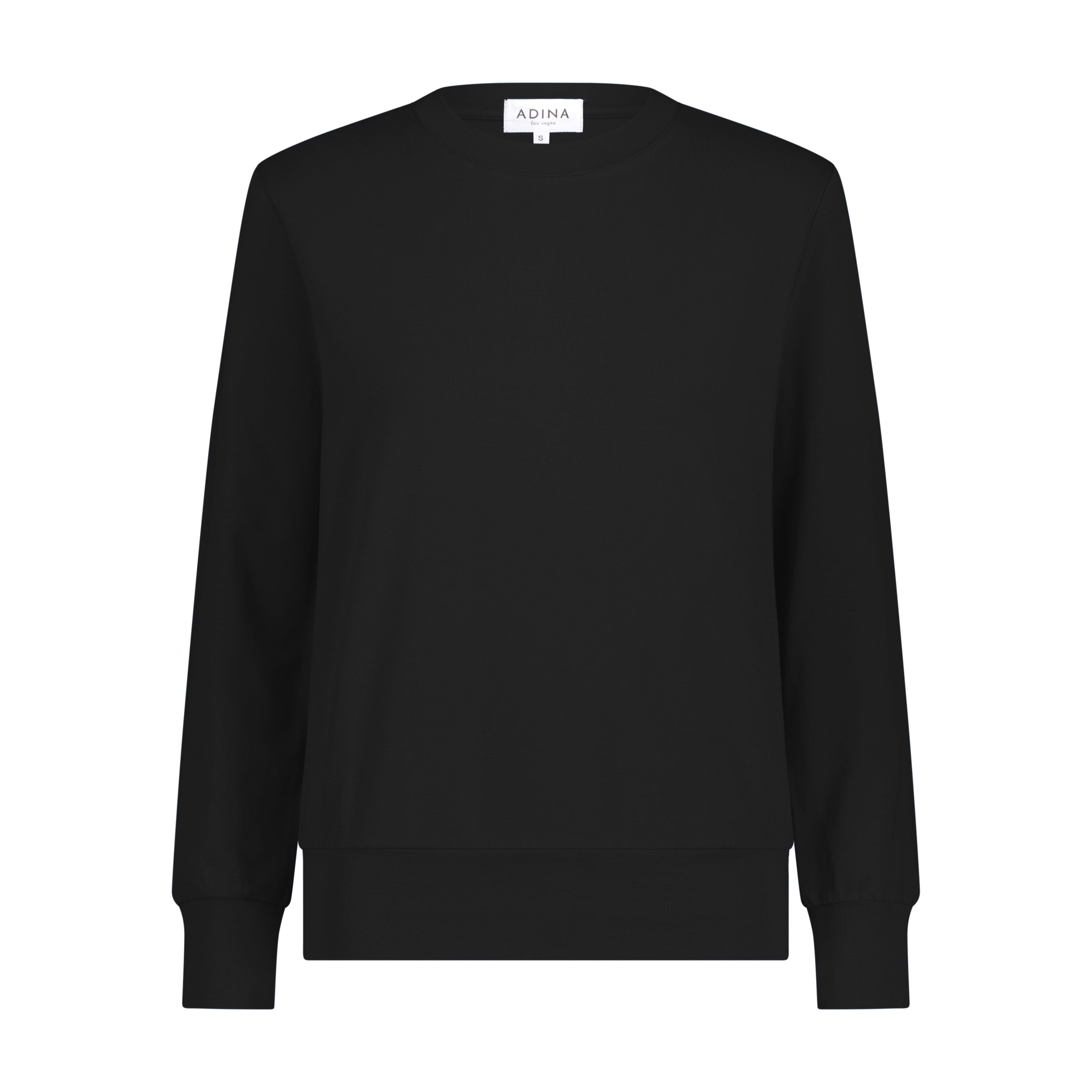 Sweatshirt Tee- Black