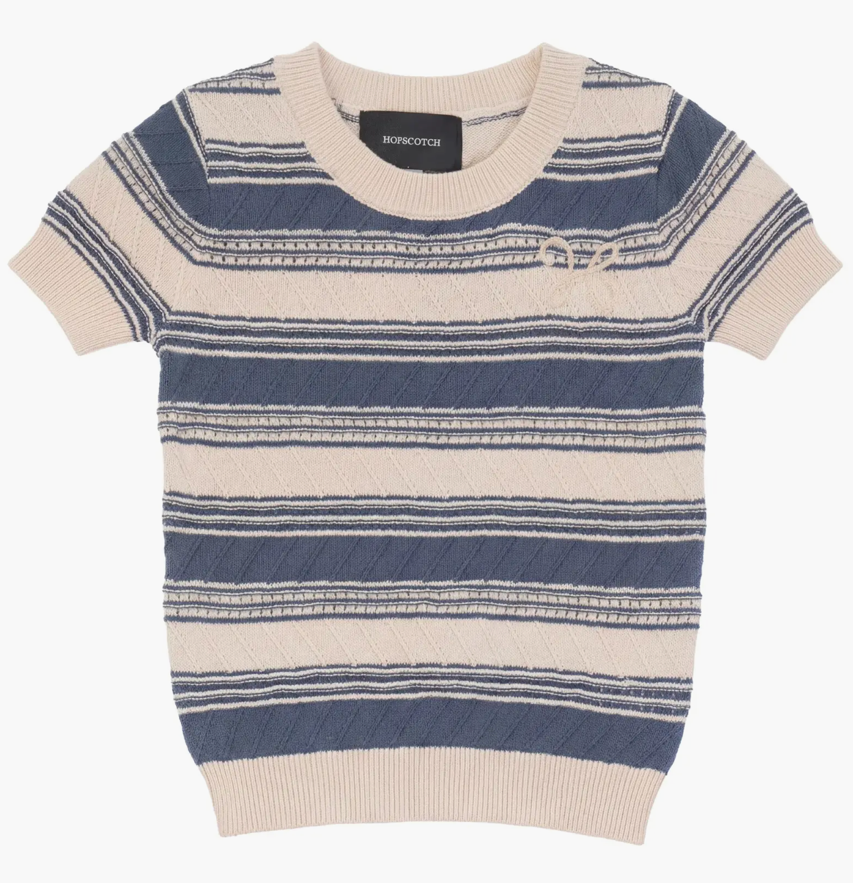 Hopscotch Knit Top Boys- Moonlight