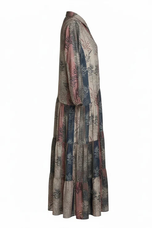 The Patchwork Maxi Dress- Summer Multi