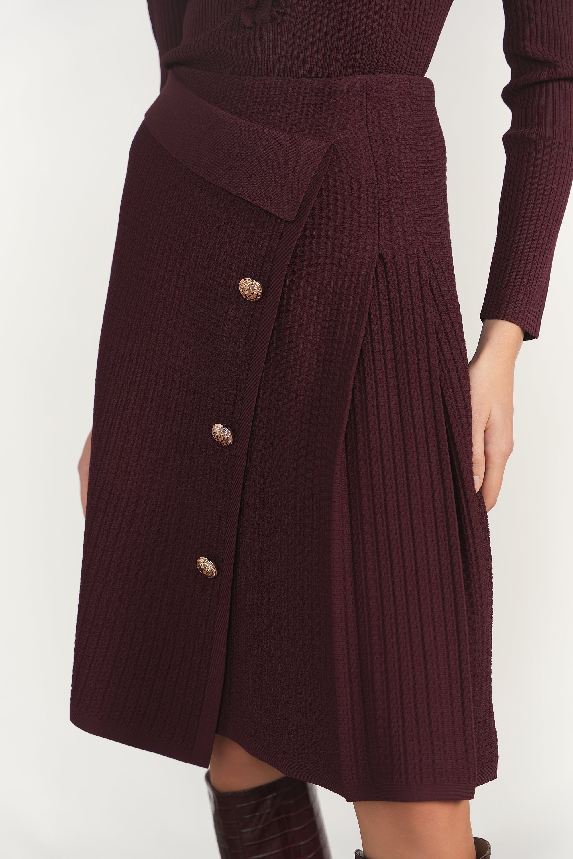 Adour Skirt - Antique Berry