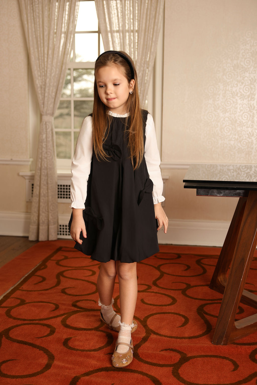 Bow Bubble Jumper - Black