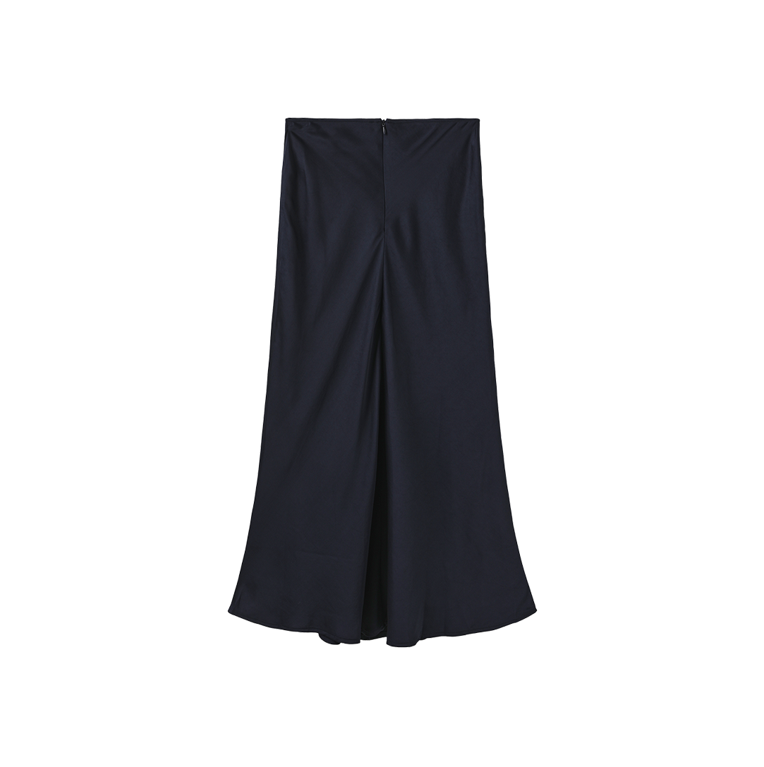 Candice Beaded Slip Skirt - Navy
