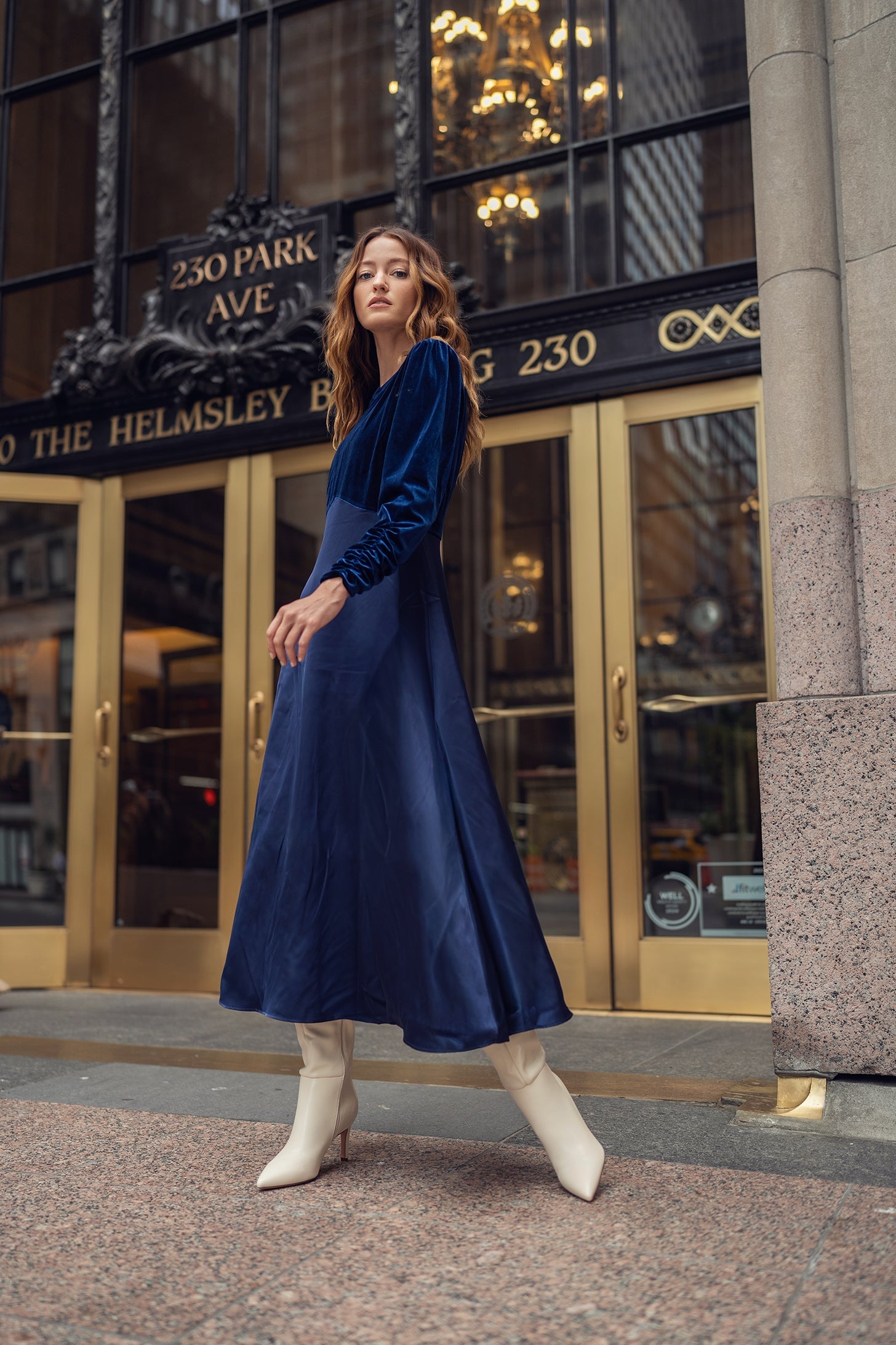 D5022 Dress - Navy