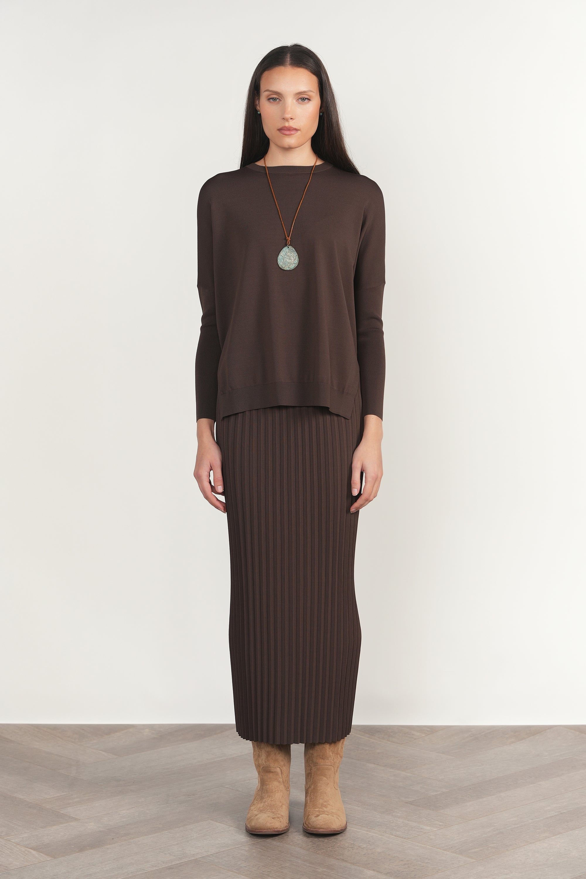 Eden Skirt in Fudge – image 1