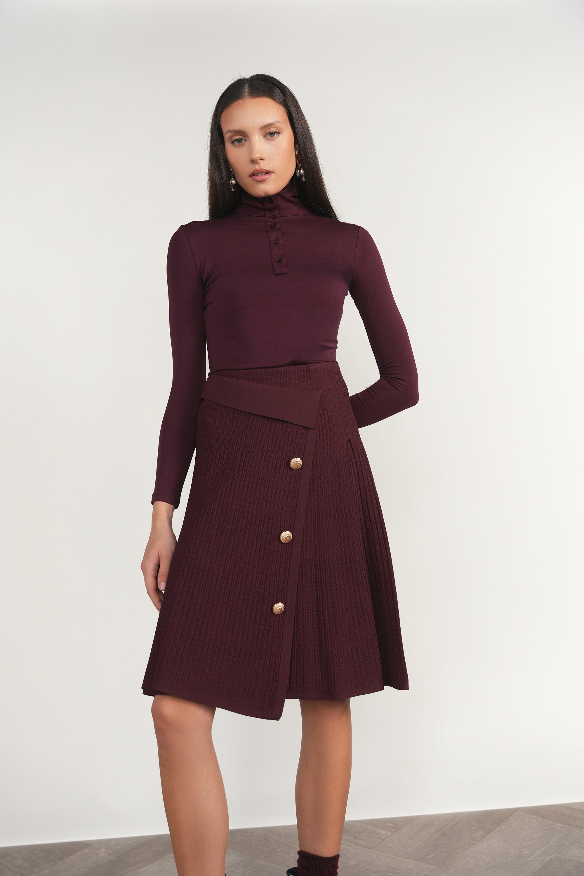 Greta Top in Antique Berry – image 7