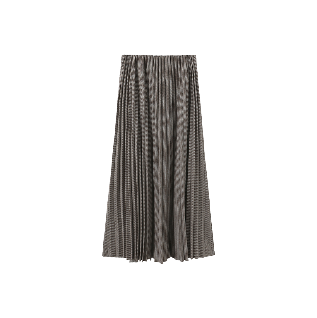 Kelli Pleated Maxi Skirt - Beige