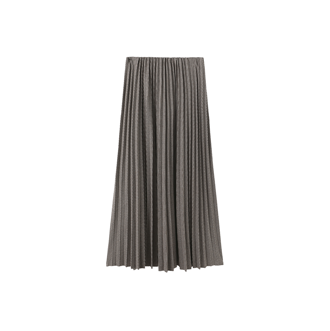 Kelli Pleated Maxi Skirt - Beige