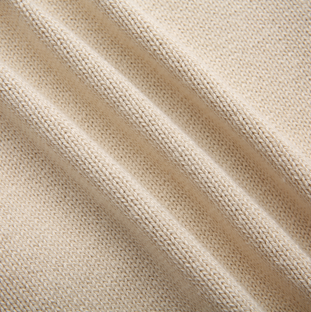 Knit Printed Sweater - Camel