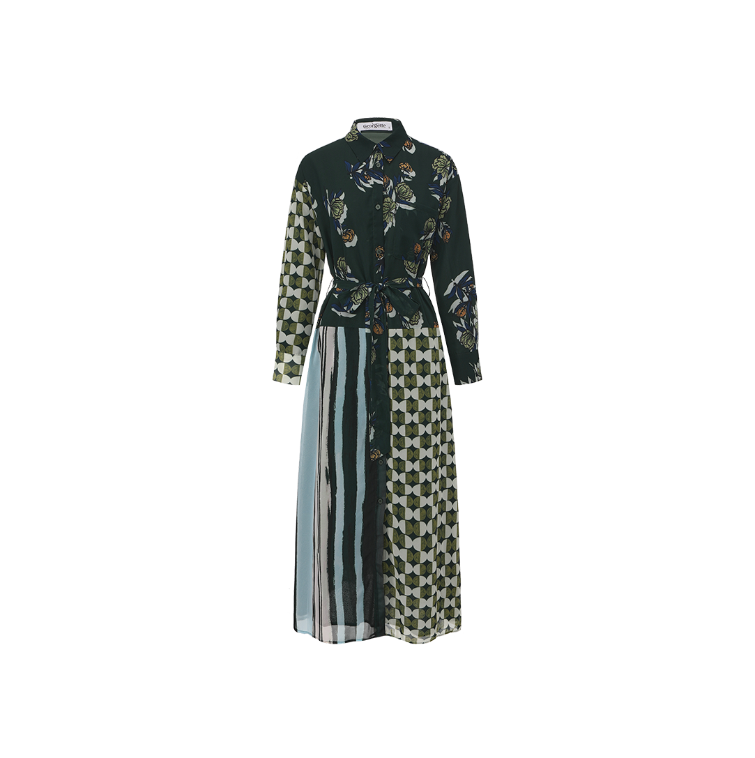 Multi Printed Dress - Multi