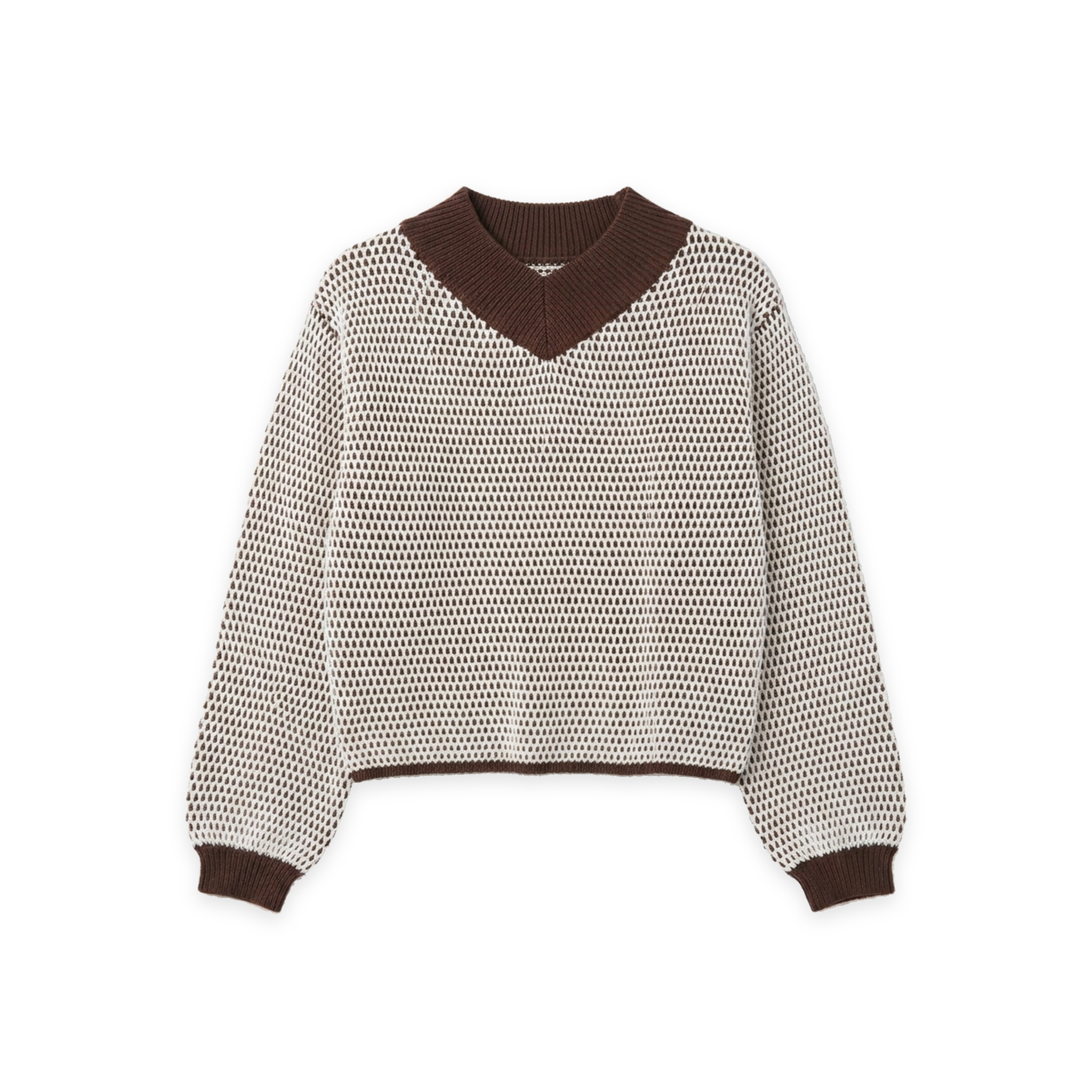 Noni Teen Two Tone Knit - Brown