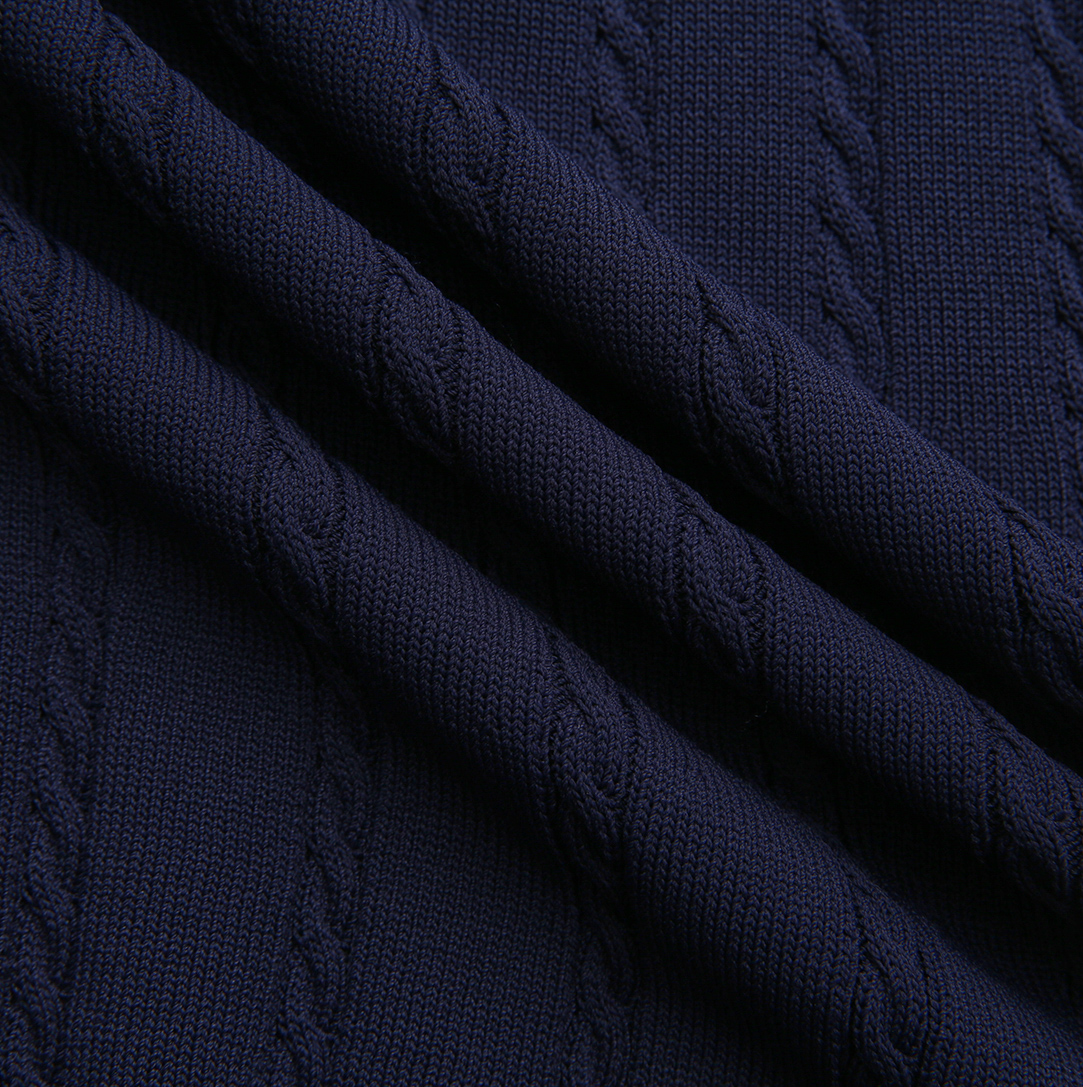 Rye Cable Knit Maxi Skirt - Navy