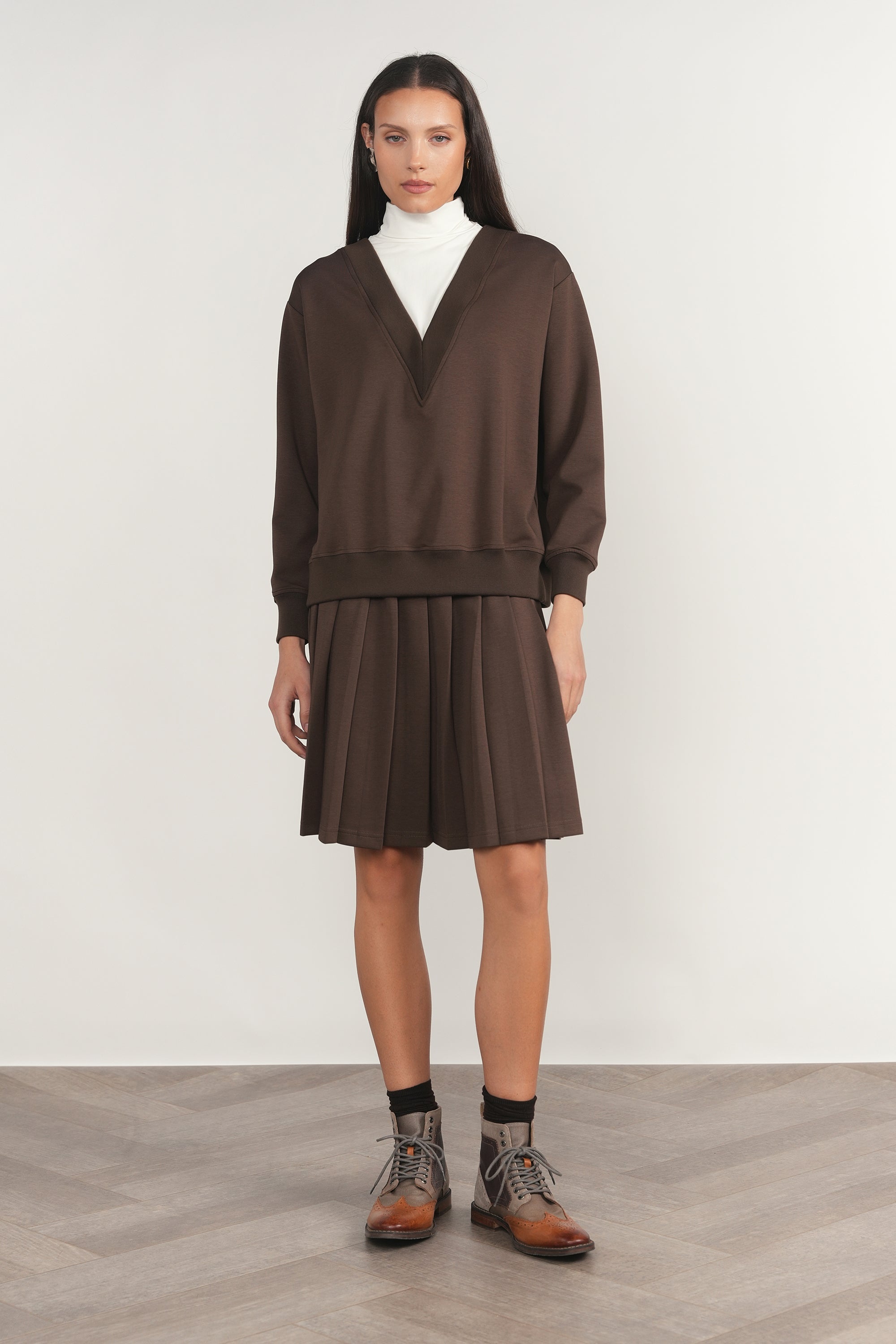 Sava Skirt in Fudge – image 11