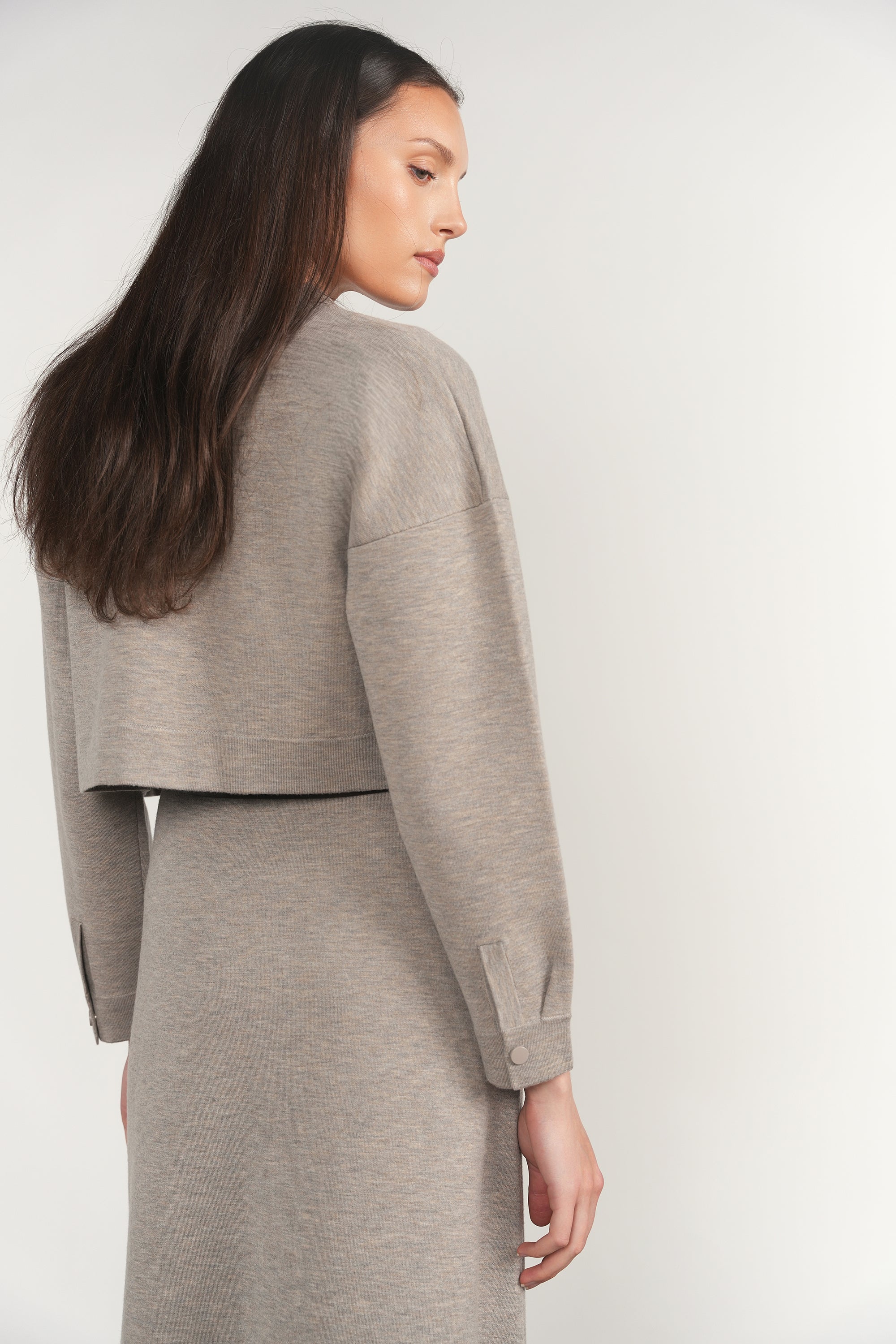 Seine Jacket - Greige Marl