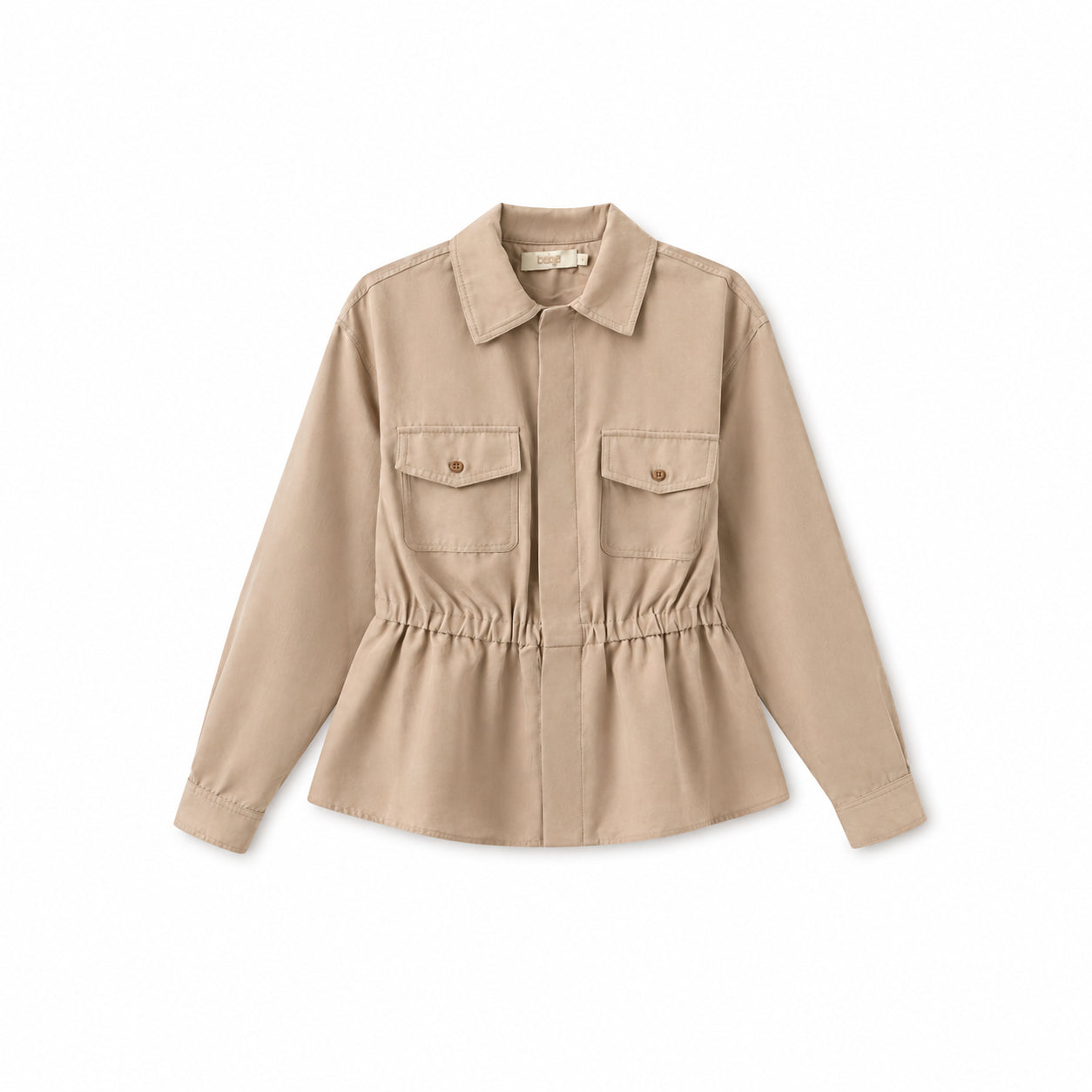 Tiramisu Cinched Jacket - Beige