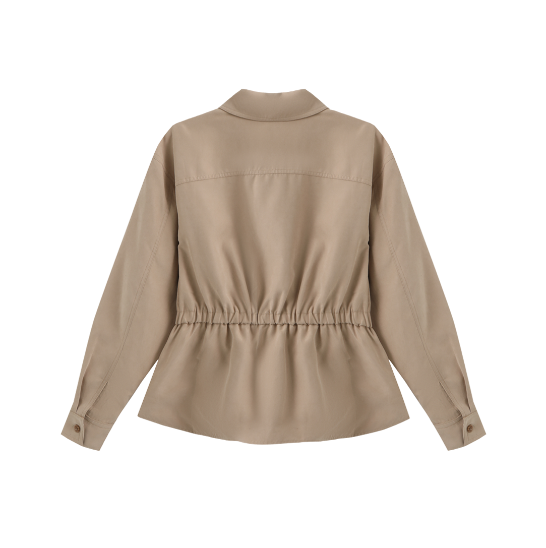 Tiramisu Cinched Jacket - Beige